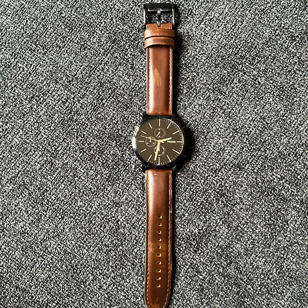 Fossil Brown leather Watch